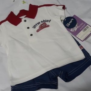 Carter's  little chief set 3m NWT